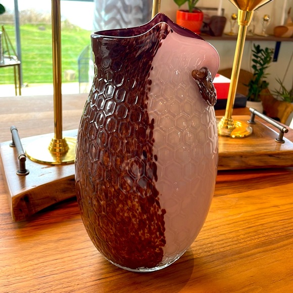 ****SOLD**SOLD******🌸GORGEOUS Murano Glass Owl Vase - Picture 7 of 13